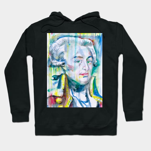 LAFAYETTE watercolor portrait Hoodie by lautir